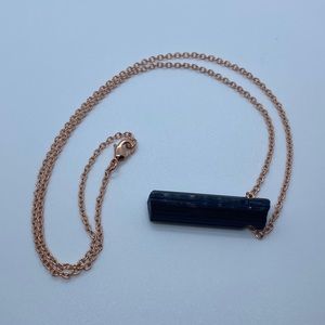 Black tourmaline pendant